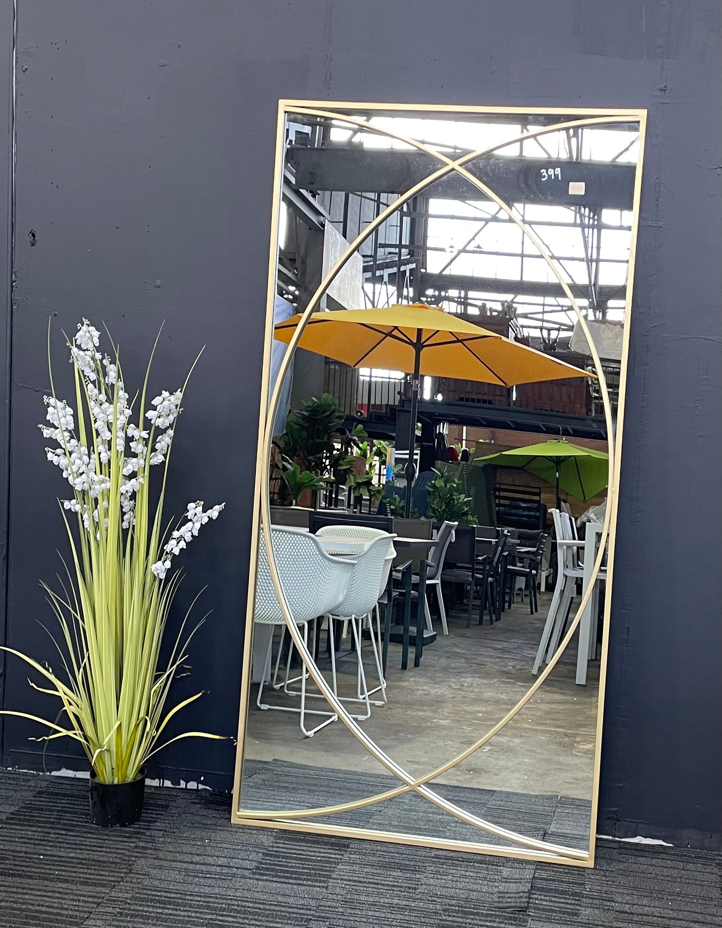Mirror - 22LD091609 - Gold - 200cm x 100cm