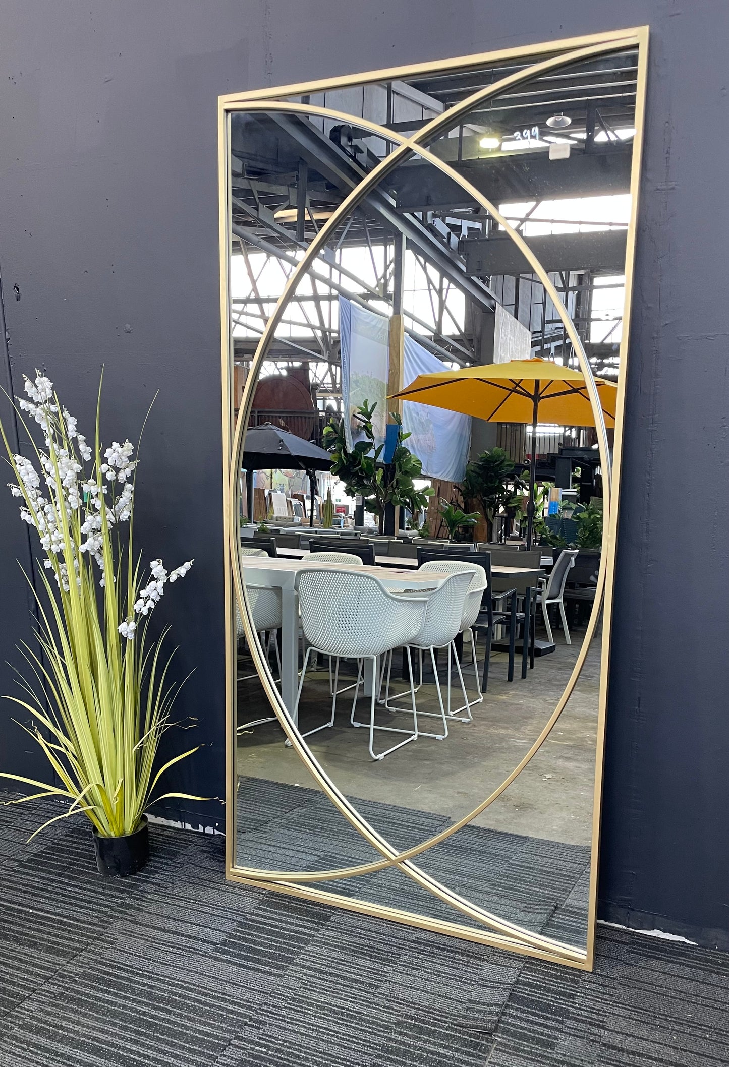 Mirror - 22LD091609 - Gold - 200cm x 100cm