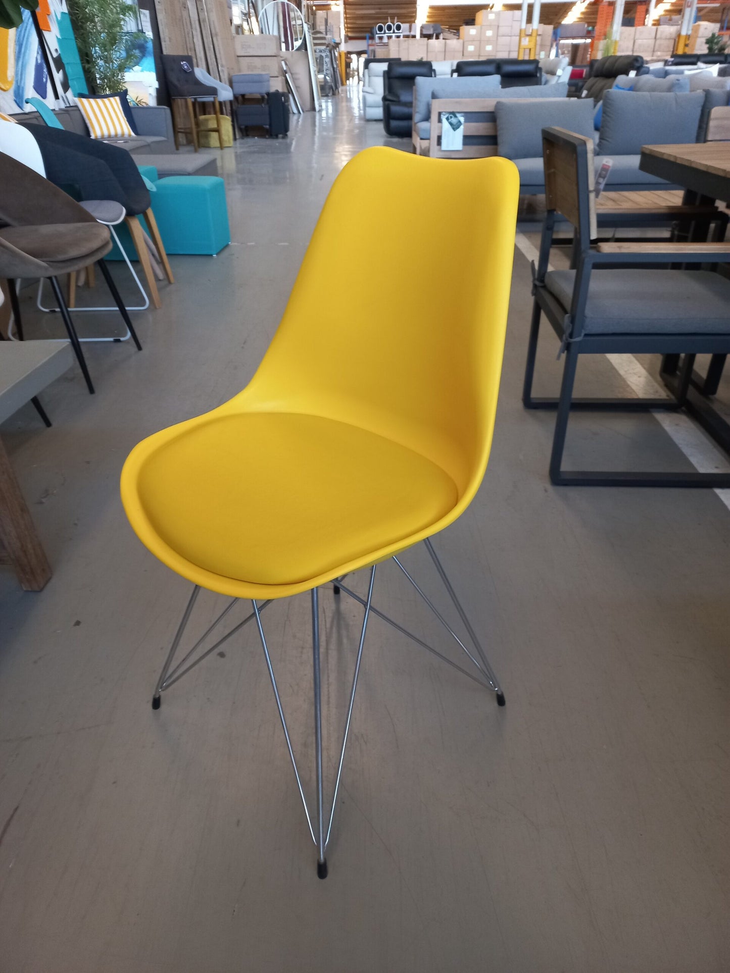 Sylvester Dining Chair – Yellow