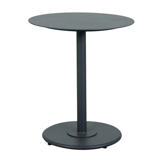 Checker Round Bistro Table – Gunmetal
