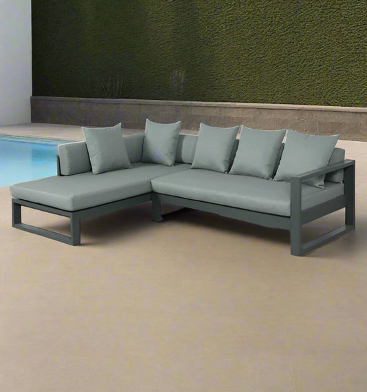 Willis Corner Lounge - Gunmetal